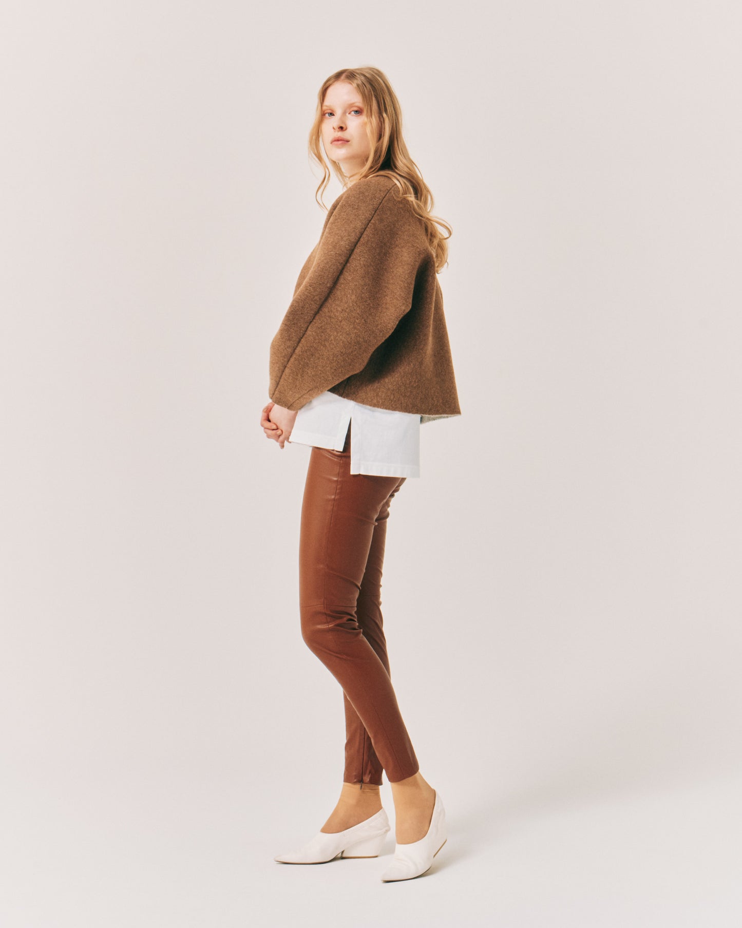 FULLING ALPACA ZIP COAT
