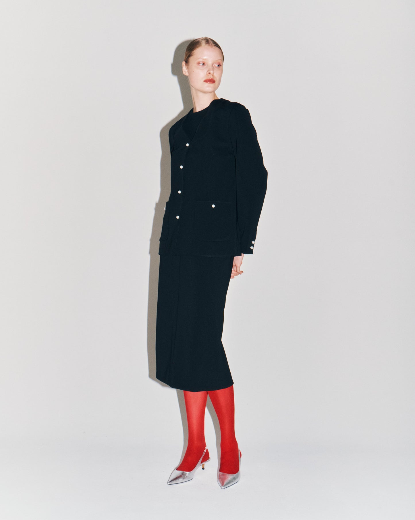CAMELLIA RIB V/N JACKET