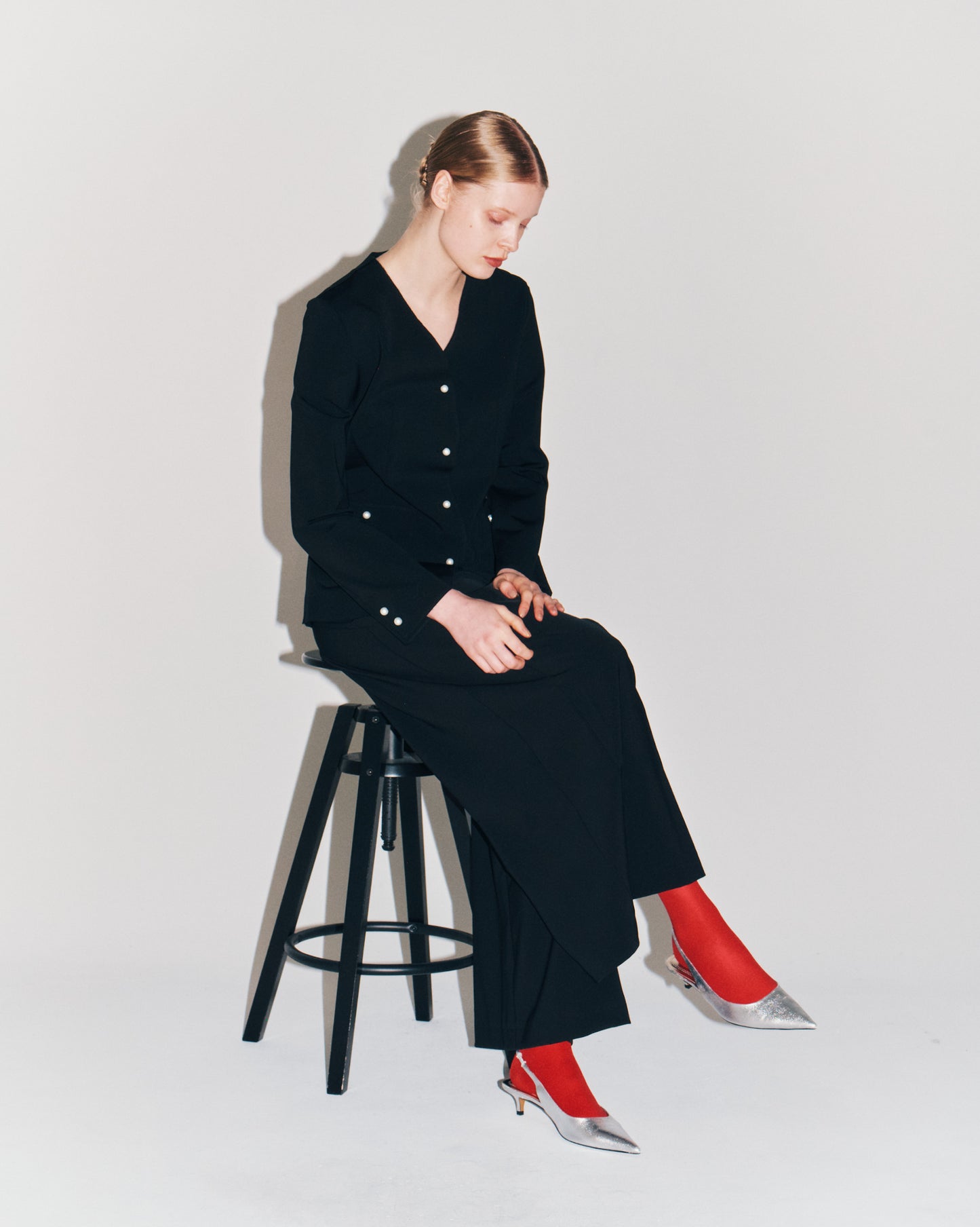 CAMELLIA RIB V/N JACKET