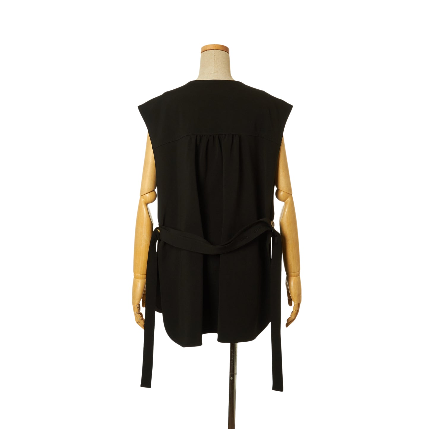 CAMELLIA RIB BELTED GILET