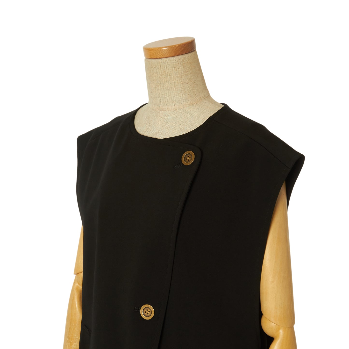 CAMELLIA RIB BELTED GILET