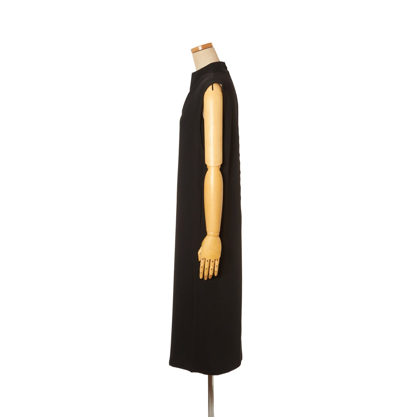 MAT SATIN DRAPE/N NS DRESS