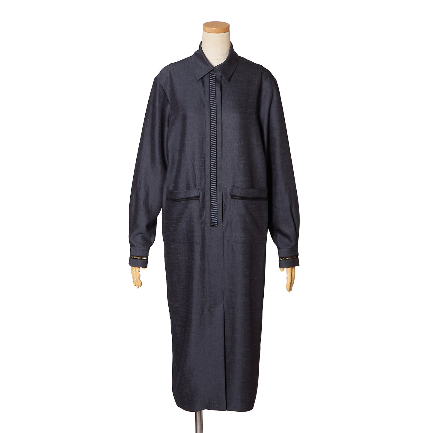 TRI/TWILL COMBI LACE DRESS