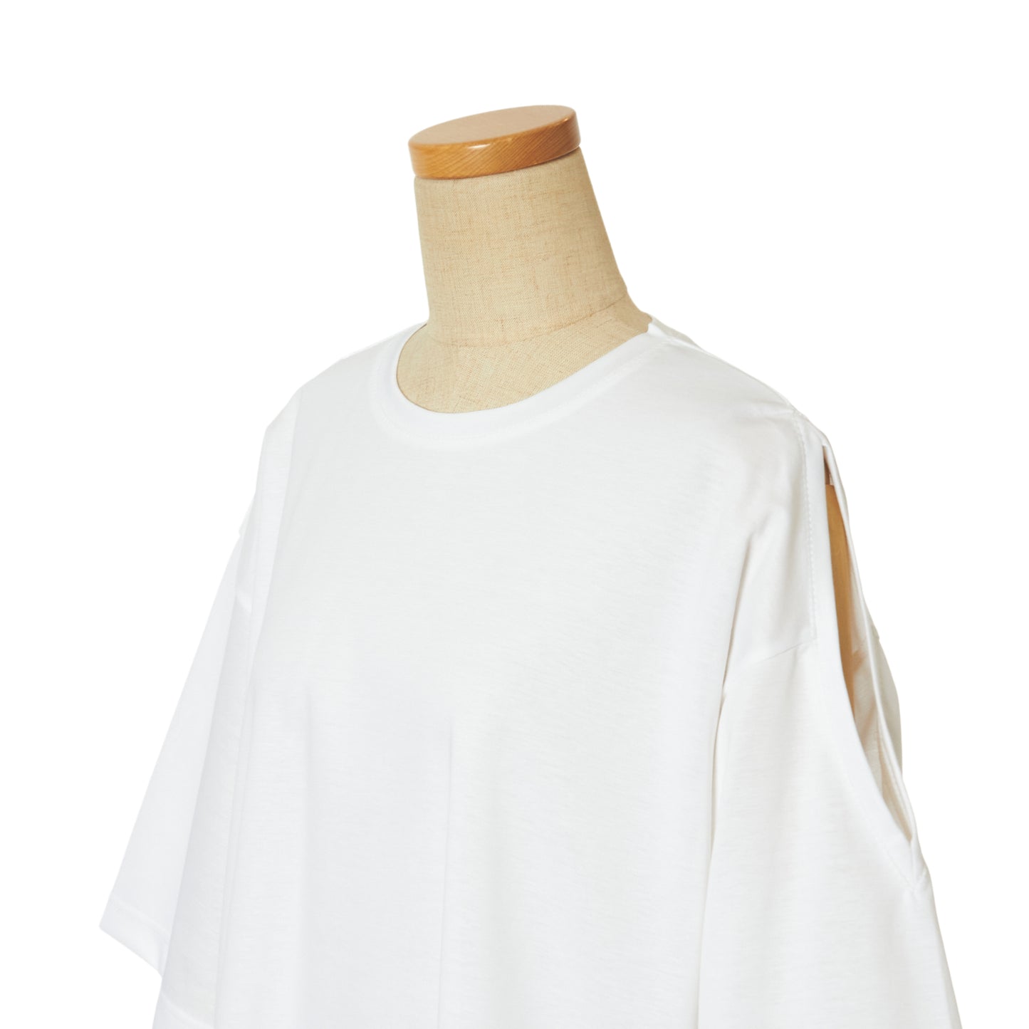 【送料無料】SUPIMA CO SHOULDER/SLIT TOPS