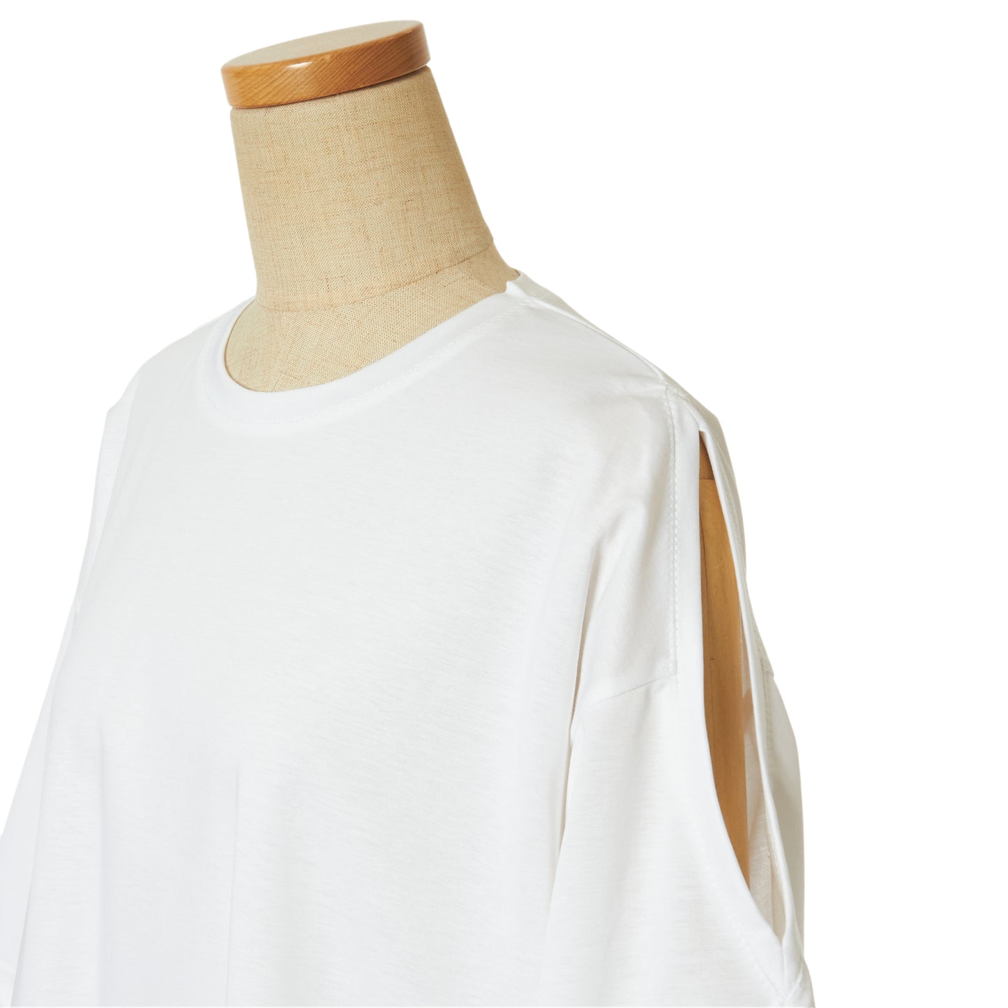 【送料無料】SUPIMA CO SHOULDER/SLIT TOPS