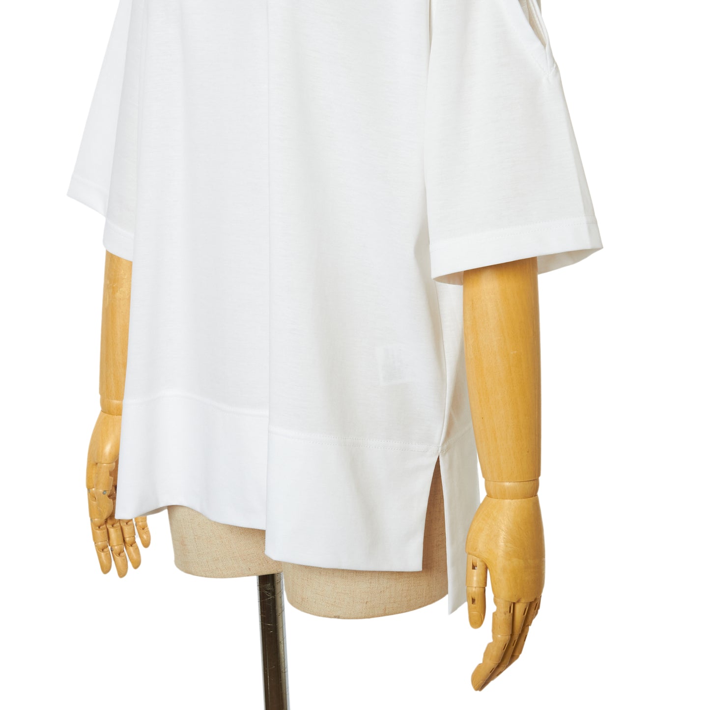 【送料無料】SUPIMA CO SHOULDER/SLIT TOPS
