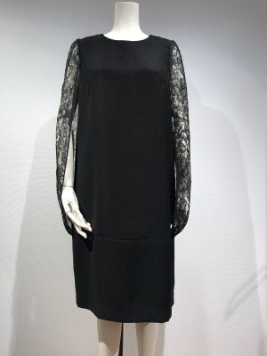 DOUBLE GEORGETTE LACE SHAWL DRESS