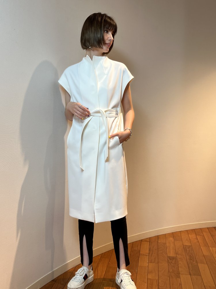 【LAST ONE】DOUBLE CLOTH HI/N BELTED COAT
