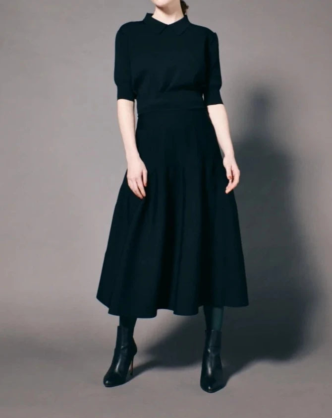 PLATING TIERED SKIRT