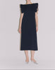 CAMELLIA JRSY FRILL/S DRESS