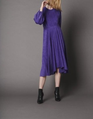 F/SUEDE FLAIR DRESS