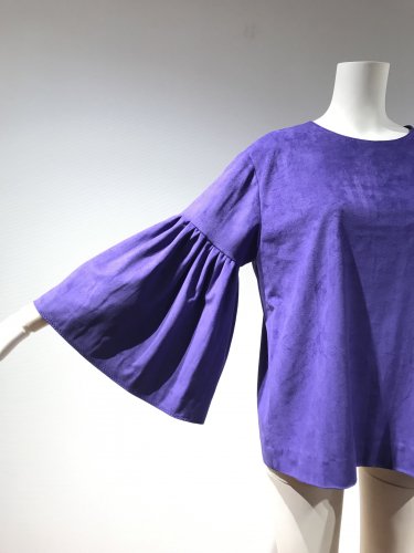 F/SUEDE BIG-SLEEVE TOPS