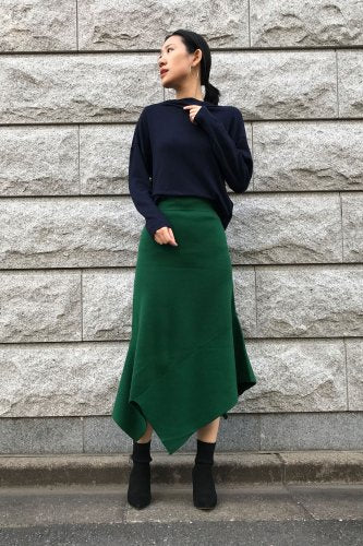 【LAST ONE】MILANORIB RANDOM/HEM SKIRT