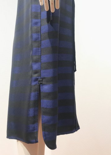 【LAST ONE】TWILL BORDER SHIRTS DRESS