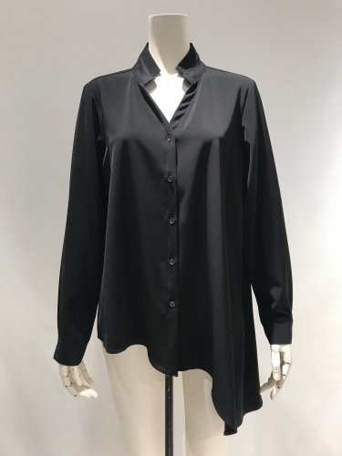 【LAST ONE】POPLIN DRAPE HI/C SHIRTS