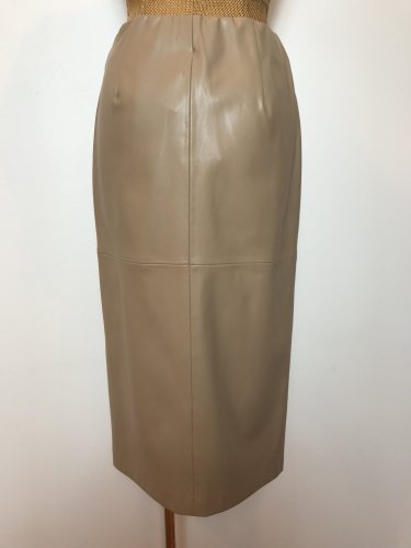 ECO-LEATHER F/SLIT TIGHT SKIRT