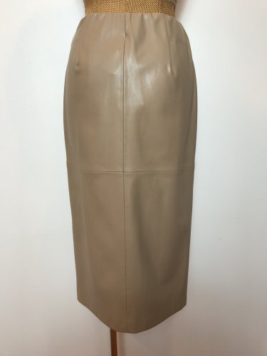 ECO-LEATHER F/SLIT TIGHT SKIRT