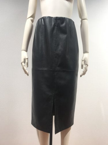 ECO-LEATHER F/SLIT TIGHT SKIRT