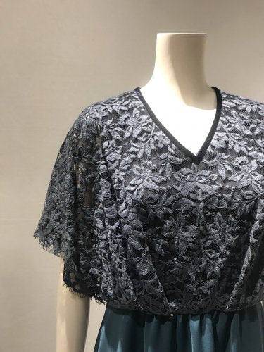 【LAST ONE】LEAVERS/LACE CHANGE V/N DRESS