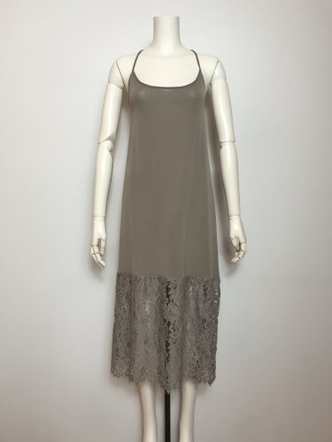 【LAST ONE】LAYERED DRESS WITH LACE CAMI