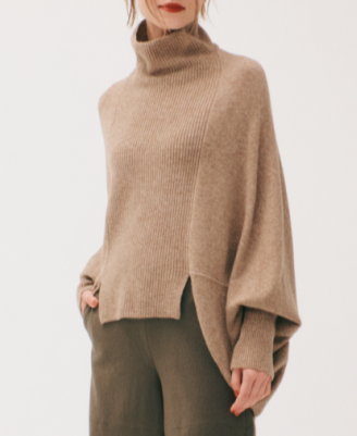 WOOL BOTTOLE/N PONCHO