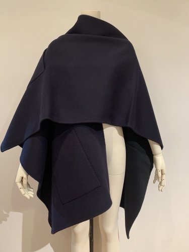 CHARME WOOL REV STOLE COAT