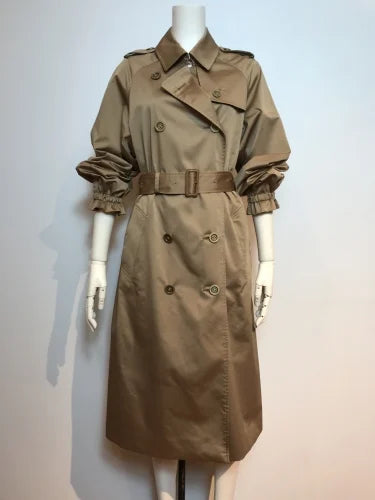 【LAST ONE】TEC/F GYATHER/SLEEVE TRENCH COAT