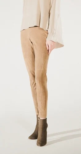 F/SUEDE SKINNY PANTS