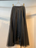 ORGANDY TUCK FLAIR SKIRT