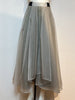 ORGANDY TUCK FLAIR SKIRT