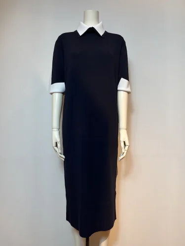 NEEDLE BI-COLOR HALF/S DRESS