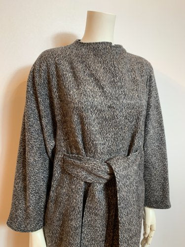 【LAST ONE】LEOPARD JQ BELTED COAT