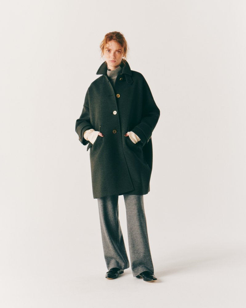 AIR JRSY OVERSIZED HALF COAT