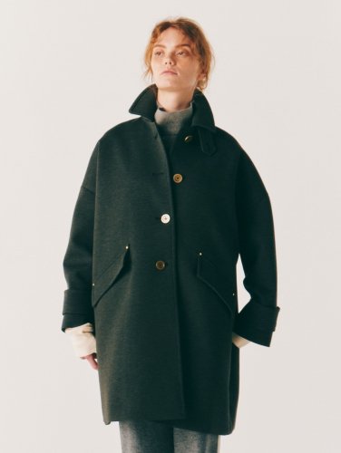 AIR JRSY OVERSIZED HALF COAT