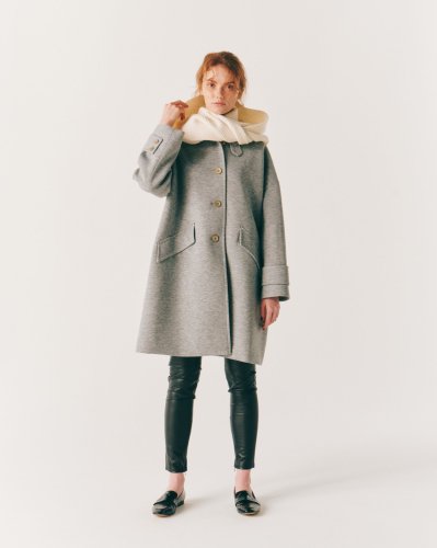 AIR JRSY OVERSIZED HALF COAT