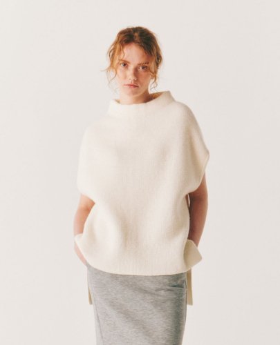 WOOL WAFFLE CAP/S TOPS