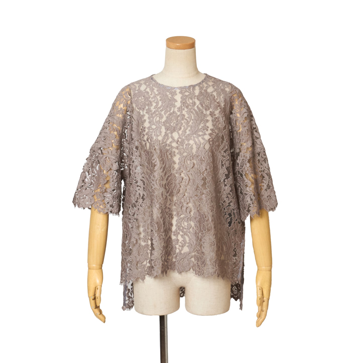 NEW IN !  LEAVER LACE WITH GROSGRAIN TOPS