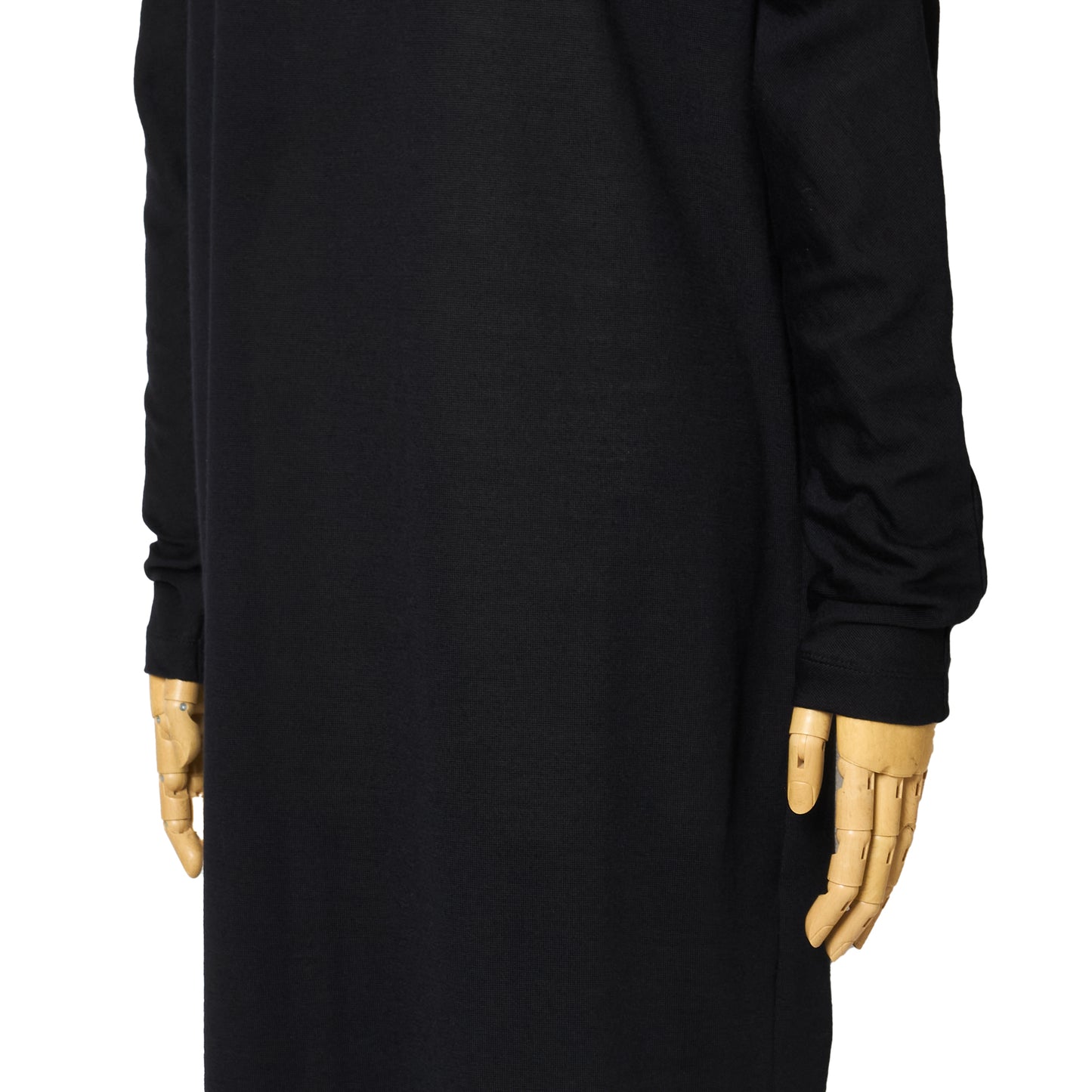 WOOL JRSY CAPE DRESS