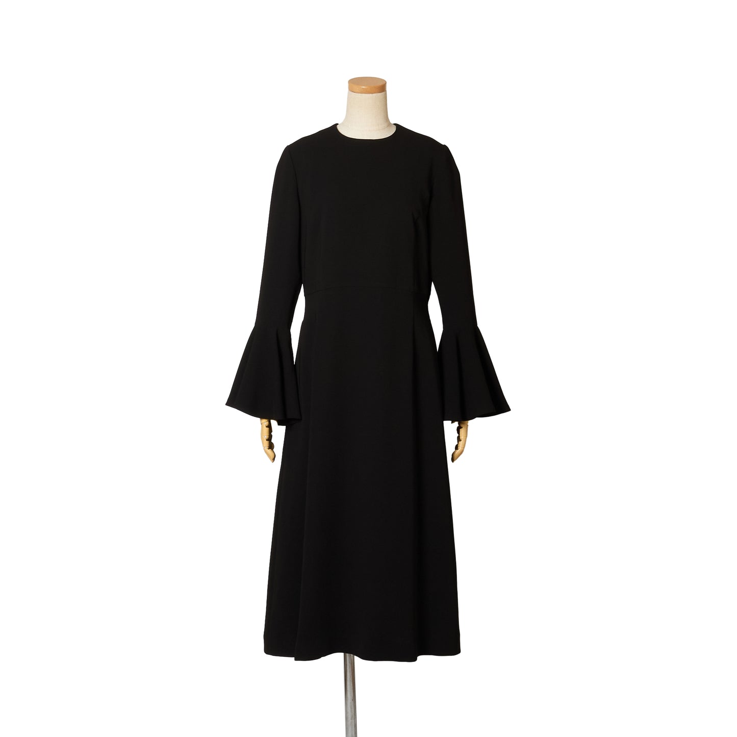 GEORGETTE BELL/SLEEVE DRESS