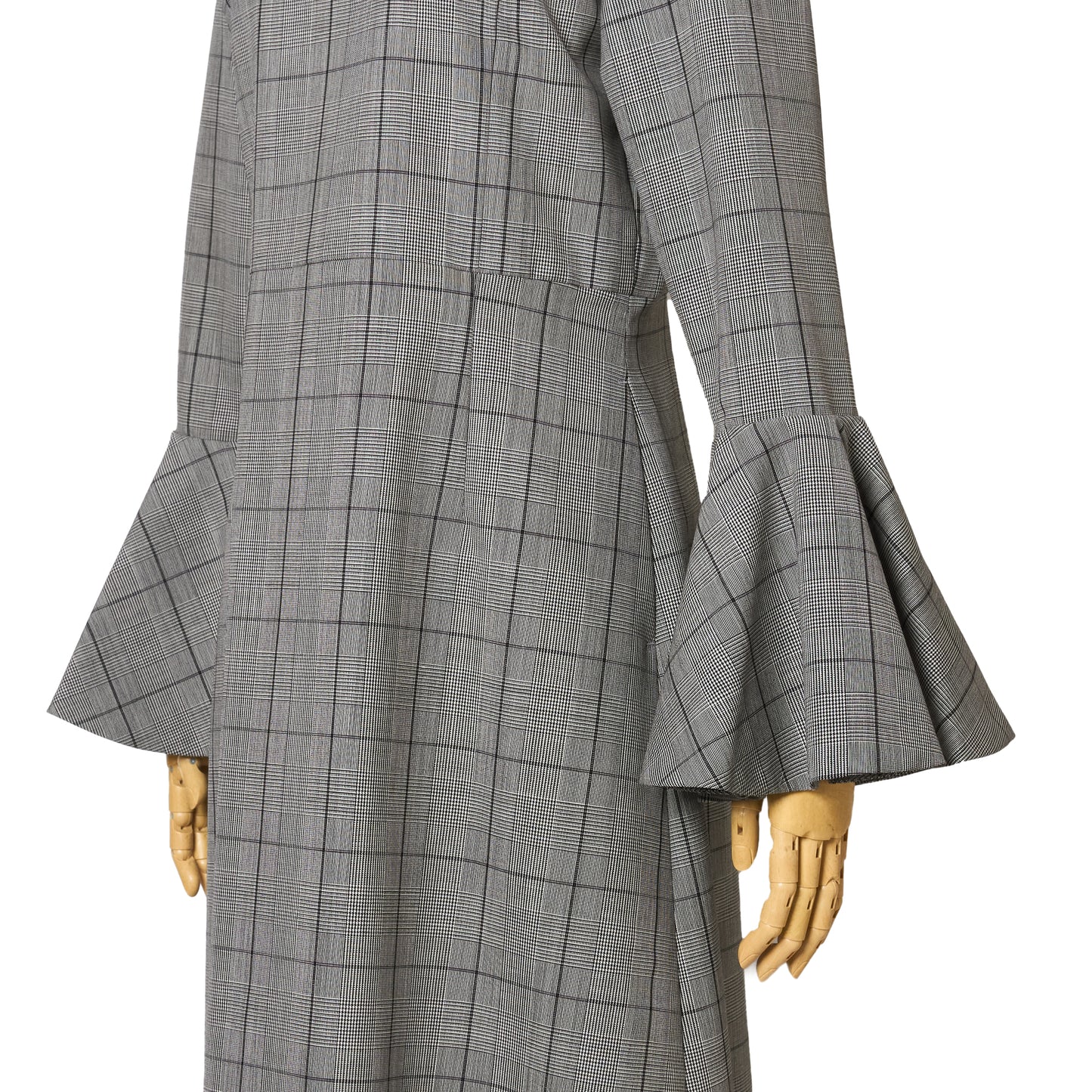 G/CHECK BELL/SLEEVE DRESS