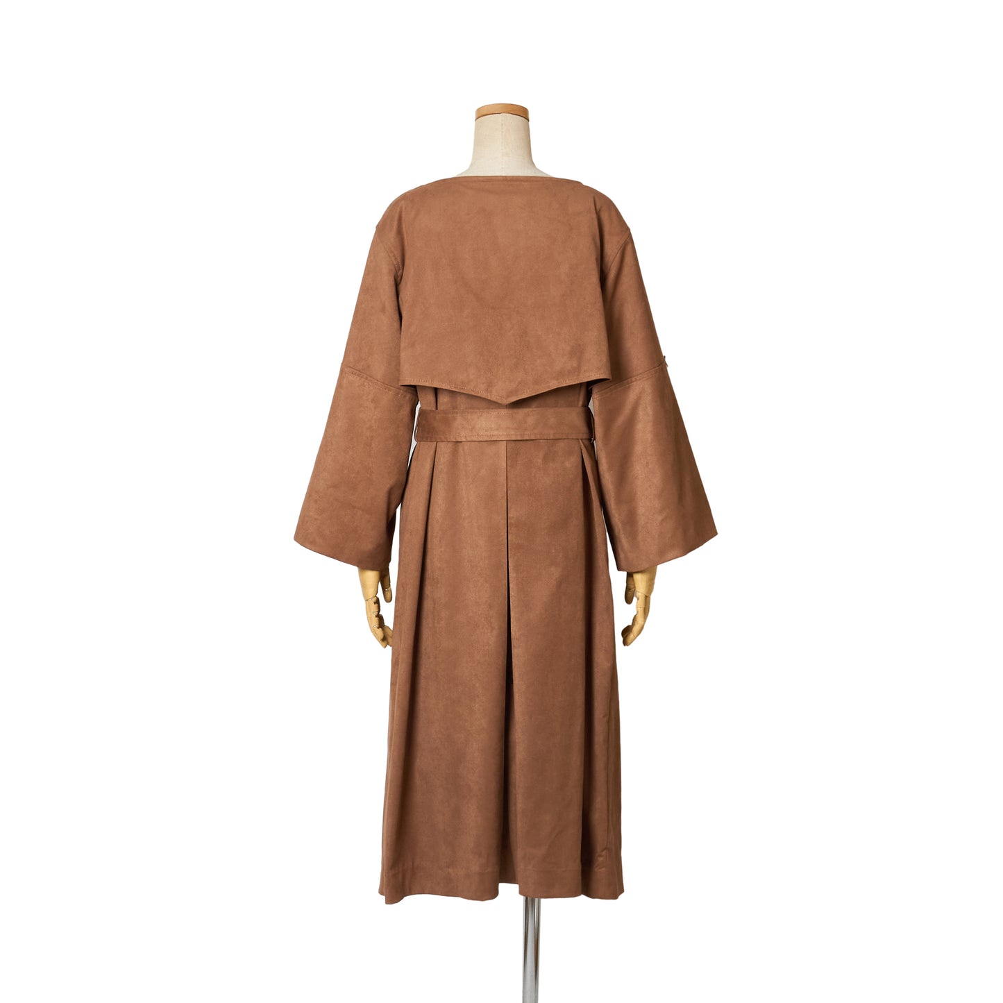 SUEDE CREW BIG/SLEEVE COAT