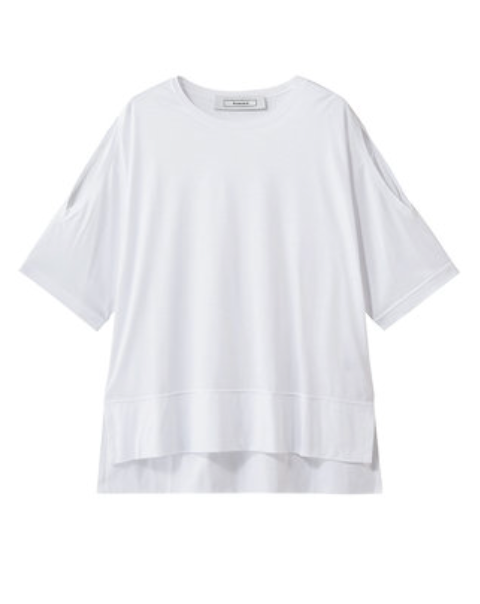 【NEW IN】TENCEL SHOLDER-SLIT TEE