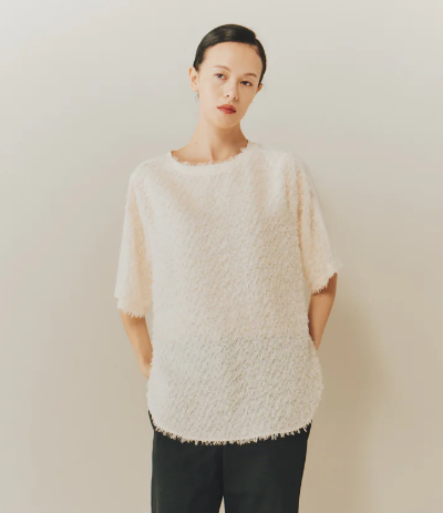 SHEER/CUT-JQ HALF/S TOPS