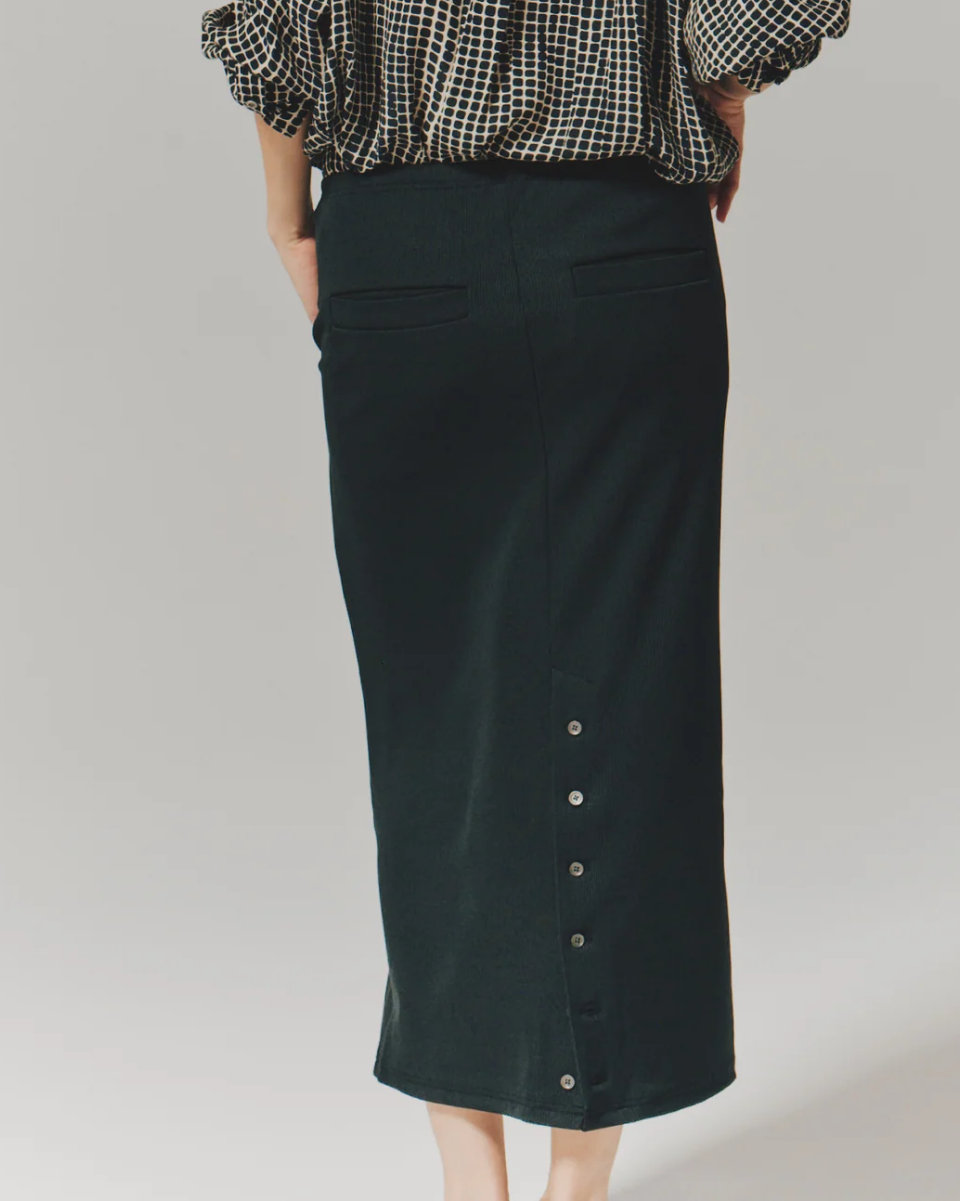 SCUBA RIB BACK/B TIGHT SKIRT