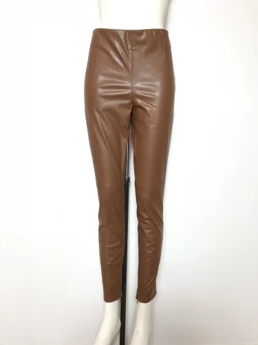 【定番】 F/LEATHER SKINNY PANTS