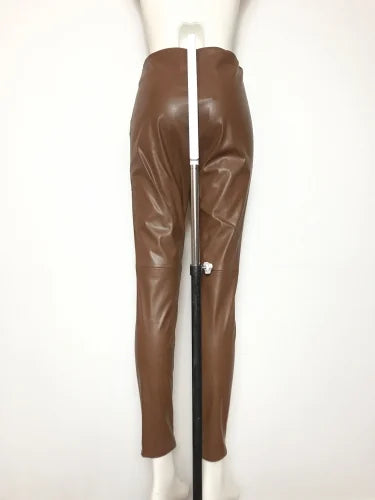 【定番】 F/LEATHER SKINNY PANTS