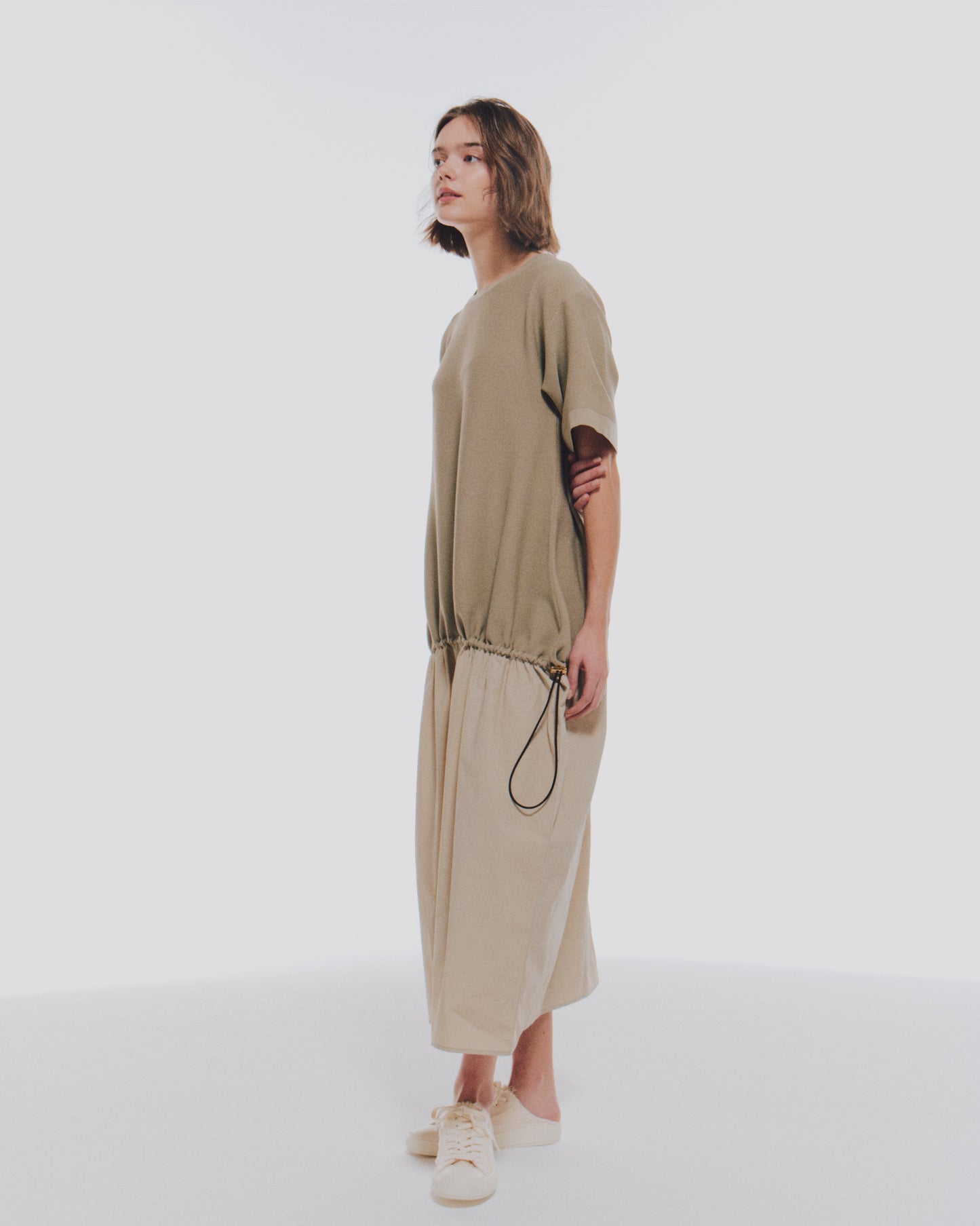 【予約商品】 COMBI GATHER DRESS
