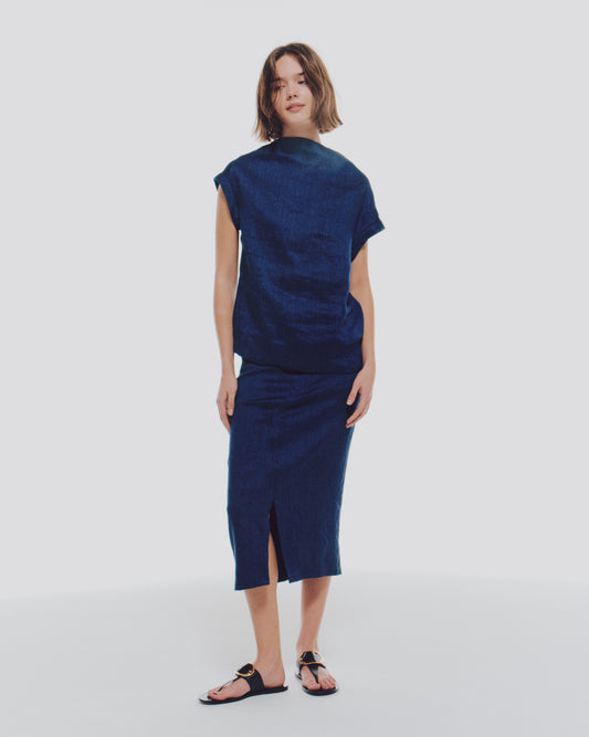 【予約商品】ST DENIM DRAPE/N TOPS
