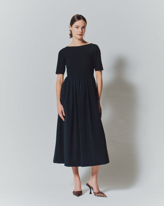 【予約商品】 JRSY COMBI GATHER DRESS