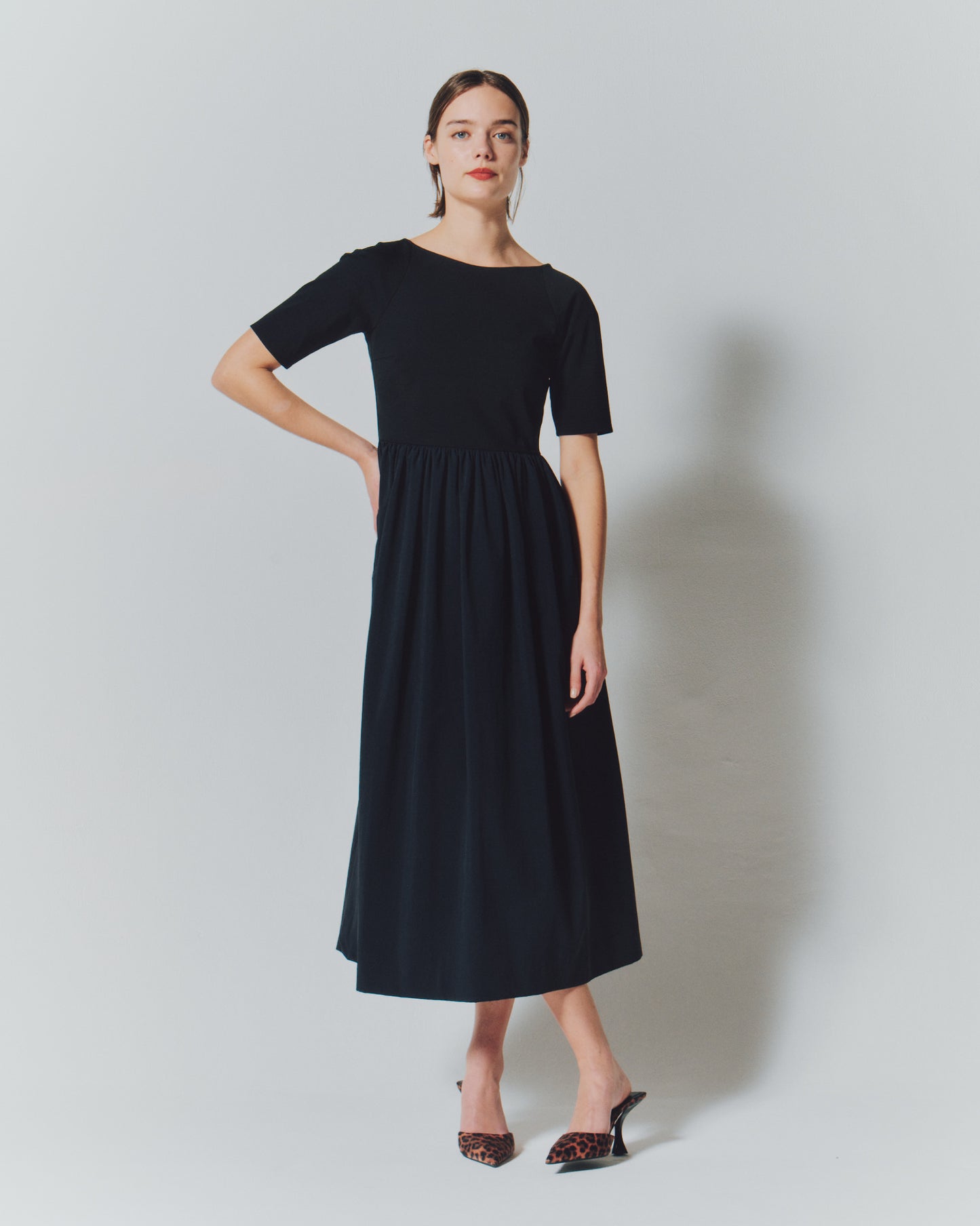 【予約商品】 JRSY COMBI GATHER DRESS